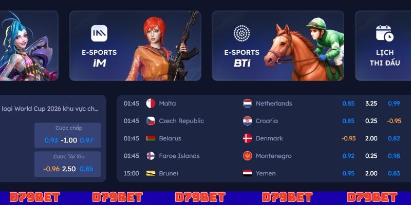 Những tính năng vượt trội chỉ khi tải app D79bet mới có