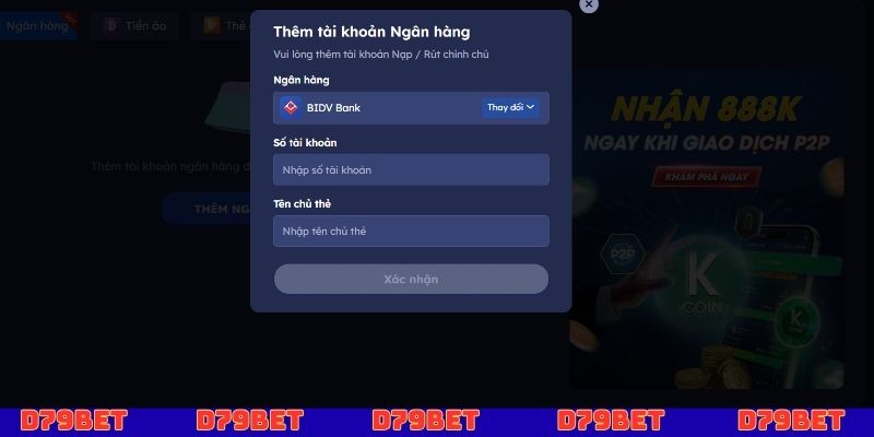 Quy trình rút tiền D79bet mà nhà cái khuyến nghị thực hiện